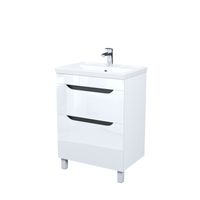 Товар: Тумба с умывальником, напольная, 60 см, белый, Ray, IDDIS, арт-RAY60WFi95K - фото 2 Тумба с умывальником, напольная, 60 см, белый, Ray, IDDIS, арт-RAY60WFi95K — фото 2, Тумбы с раковиной