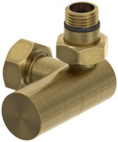 Вентиль Вентиль Сунержа 3D правый цилиндр (G 1/2" НР х G 3/4" НГ) Состаренная латунь арт-051-1403-1234 — фото 3, Комплектующие для полотенцесушителей