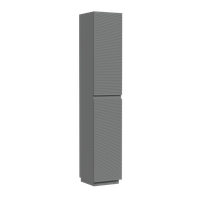 Шкаф-пенал напольный SANCOS Folk Floor, 350х350х1880 мм, цвет Ergraut soft, арт. PFL35FES — фото 9, Пеналы для ванной комнаты