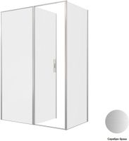 Душевой уголок Allen Brau Priority 140x80 серебро браш арт-3.31035.BA + 3.31041.BA — фото 3, Прямоугольные душевые уголки