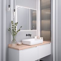 Зеркало с LED-подсветкой SIRIUS (70*90) /AQUA DE MARCO SIR70/90 — фото 8, Зеркала в ванную комнату