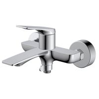 Смеситель для ванны Azario Lursy с ручным душем, керамический картридж, шланг 150 см, хром арт-AZ-K3049 — фото 1, Смеситель для ванны