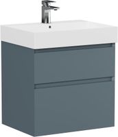 Тумба под раковину Allen Brau Infinity 60 1.210024.BGM синий матовый — фото 1, Тумбы под раковину