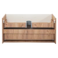 Тумба подвесная MELBOURNE 100 /дуб/белый/ AQUA DE MARCO 2100WCMEL/H/V.2.0 — фото 6, Тумбы под раковину