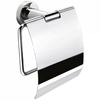 Держатель туалетной бумаги COLOMBO DESIGN BASIC B2791 с крышкой цвет хром — фото 3, Держатели туалетной бумаги