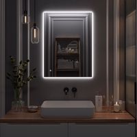 Зеркало с LED-подсветкой SIRIUS (60*80) /AQUA DE MARCO SIR60/80 — фото 2, Зеркала в ванную комнату