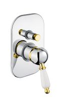 Смеситель для душа Fiore IMPERIAL , хром/золото арт-83CO5134 — фото 1, Смеситель для душа