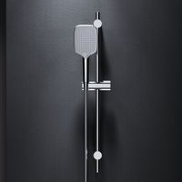 F018F000 Func душ.комплект: ручн.душ 103x257мм, 3 функции, штанга 700 мм, шланг 1750, хром — фото 6, Душевые гарнитуры