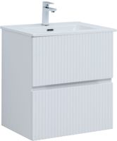 Тумба с раковиной Aquanet Джейн 60 цв.белый матовый (раковина Фортуна) 00332531 — фото 19, Тумбы с раковиной