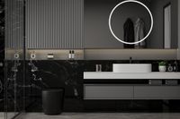 Унитаз ABBER Bequem приставной черный матовый, безободковый, смыв торнадо арт-AC1111TMB — фото 15, Приставные унитазы