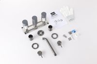 Смеситель ABBER Wasser Kreis 316 для раковины скрытого монтажа, оружейная сталь брашированная арт-AF81123BGG-L — фото 2, Смесители для раковины