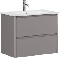 Тумба под раковину Allen Brau Gravity 80 1.370009.PGM платина матовый — фото 2, Тумбы под раковину