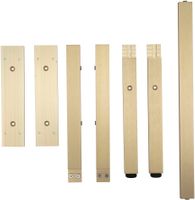 Ножки для мебели Allen Brau Reality 80 1.320A12.03 латунь браш — фото 1, Комплектующие для мебели в ванной