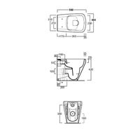 Товар: Унитаз SIMAS BADEN BADEN напольный приставной безободковый цвет белый BB01/F91 - фото 2 Унитаз SIMAS BADEN BADEN напольный приставной безободковый цвет белый BB01/F91 — фото 2, Подвесные унитазы