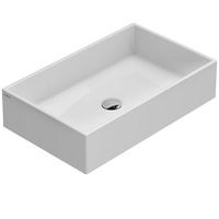 Раковина GLOBO FORTY3 на столешницу без отверстий цвет белый FO062BI — фото 1, Раковины накладные