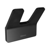 Крючок двойной SMOOTH LINE для полотенец, черный арт-9712005 — фото 3, Крючки для полотенец