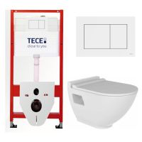 КОМПЛЕКТ TECE + BIEN: 9400413 Инсталляция TECE + HARMONY Унитаз подвесной безободковый с функцией биде с гигиеническим покрытием в комплекте с тонким сиденьем микролифт HRKA052N2VP1W5000+VTMU11W5W5HB0 арт-TC413N2VP1 — фото 2, Комплекты унитаз + инсталляция