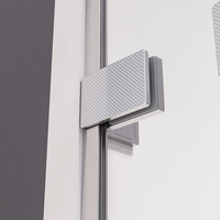 Душевая дверь распашная Veconi Premium Alassio CH, 1300х2000, хром, стекло прозрачное осветленное AL-130-00-CH-C4 — фото 3, Распашные душевые двери