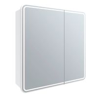 Зеркальный шкаф ASTI 80 c LED-подсветкой /ИК выключатель на взмах /AQUA DE MARCO 1080CAST — фото 2, Зеркальные шкафы в ванную