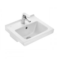 Умывальник Визит-40 (405х355) с переливом белый SANTERI 131177S0011B0 — фото 4, Раковины подвесные