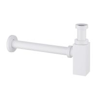 Сифон для раковины ABBER белый матовый арт-AF0031W — фото 1, Сифоны для раковины