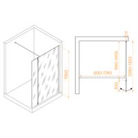 Товар: Душевая перегородка RGW WA-050 (WA-002 + Z-070) 1000 351005003-11 - фото 11 Душевая перегородка RGW WA-050 (WA-002 + Z-070) 1000 351005003-11 — фото 11, Душевые перегородки