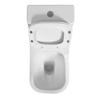 Унитаз-компакт Azario ESCONDA 355х620х805 напольный, безободковый, слив "Торнадо", в комплекте с быстросъемным сиденьем микролифт арт-AZ-1255A — фото 2, Напольные унитазы