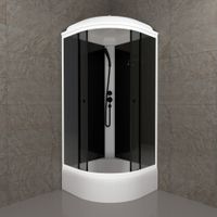 ДК Грэй-Блэк 90*90 В (7 мест+сифон D50) арт-Щ0000067303 — фото 10, Душевые кабины