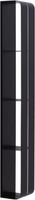 Полка Aquanet Магнум 15x100 черная матовая, вертикальная 00302226 — фото 3, Полки для ванной и душа