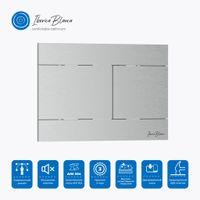 Комплект 3в1 IBERICA BLANCA инсталляция SILENCIO MINI, унитаз BILBAO ALTO белый, кнопка смыва INOX-R хром матовый (IB.001M.BLA.234.1501) — фото 11, Комплекты унитаз + инсталляция