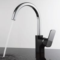 Смеситель для кухни D&K Berlin , черный арт-DA1432415 — фото 1, Смесители для кухни