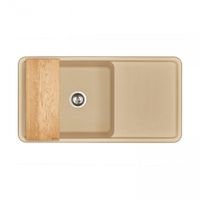 Мойка для кухни Беллис 97 970x510x250 мм, прямоуг., латте арт-1A725132BS260 — фото 2, Кухонные мойки