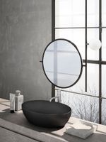 Товар: раковина накладная PURA 60x42 без перелива черный матовый арт-884226 - фото 3 раковина накладная PURA 60x42 без перелива черный матовый арт-884226 — фото 3, Раковины накладные