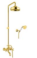 Душевая система Fiore MARGOT , золото арт-26OO0615 — фото 1, Душевые стойки