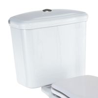 BELLA Бачок моноблока с отв. для кнопки слива, белая керамика 20609 — фото 1, Комплектующие для туалета