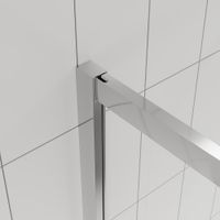 Душевой угол Veconi Evo 300 CH, 1000х900x1950, хром, прозрачное стекло E3-CH-10090-01-C9 — фото 4, Душевые уголки трапеция