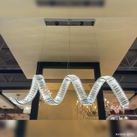 Люстра арт-MUSIKA SP100W LED L1200 CHROME — фото 2, Люстры