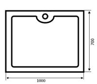 Ограждение VIVA90B N душевое Ceruttispa без поддона (90x90x195) — фото 487, Прямоугольные душевые уголки