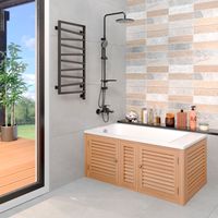 Ванна MALTA 157 см из литьевого мрамора NOVA GEL с металлическими ножками/ Aqua de Marco 1160WMAL/1_GEL — фото 2, Ванны