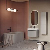 Товар: Подвесной пенал 35 см с двумя дверьми в цвете серый туман PUR0535ST - фото 3 Подвесной пенал 35 см с двумя дверьми в цвете серый туман PUR0535ST — фото 3, Пеналы для ванной комнаты