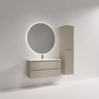 Тумба подвесная SANCOS Snob R 995х390х500, c двумя ящиками оснащенными доводчиками, Beige Soft , арт.SNR100/39CE — фото 3, Комоды и тумбы для ванной комнаты