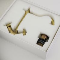 Товар: PRESTIGE См-ль д/раковины излив "змейка", донный клапан "click-clack", бронза 31615 - фото 4 PRESTIGE См-ль д/раковины излив "змейка", донный клапан "click-clack", бронза 31615 — фото 4, Смесители для раковины