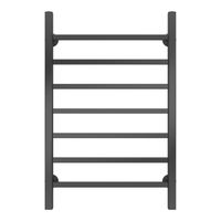 Полотенцесушитель водяной AZARIO ANCONA 500/800 квадрат, 7 секций, нижнее/диагональное подключение, 1/2", графит арт-AZ83916G — фото 4, Водяные полотенцесушители