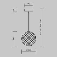 Товар: Подвесной светильник Maytoni MOD397PL-L12B3K - фото 8 Подвесной светильник Maytoni MOD397PL-L12B3K — фото 8, Подвесные светильники