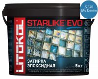 Затирка эпоксидная Litokol STARLIKE EVO S.340 BLU DENIM 485350004 — фото 1, Затирка для плитки