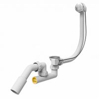 Слив-перелив для ванны полуавтомат MILACIO Ultra (MCU.014.SS) сталь нержавеющая — фото 1, Сливы-переливы