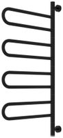 Полотенцесушитель электрический Сунержа Парео 4.0-4С 978х535 Матовый чёрный арт-31-0823-0978 — фото 1, Электрические полотенцесушители