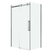 Душевое ограждение Grossman Classic 100.K33.04.110.10.00-200.K33.04.100.10.00 (110х100х195) раздвижная,хром,стекло прозрачное,2 места арт-120.K33.04.1110.10.00 — фото 1, Прямоугольные душевые уголки