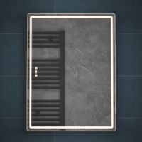 Зеркальный шкаф VIGO Geometry Step 60 подвесной белый (301) — фото 4, Зеркальные шкафы в ванную