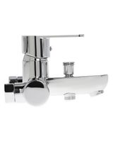 OneLife смеситель для ванны/душа однорычажный полимерный, хром арт-P05-100cr — фото 3, Смеситель для ванны